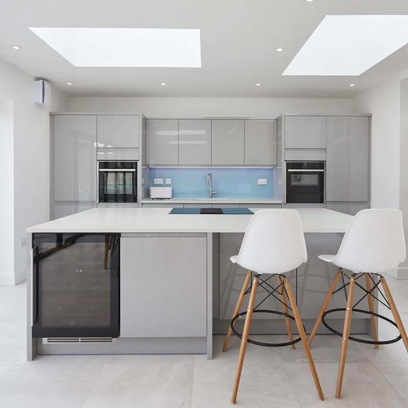 Plan de travail en Quartz Silestone® Miami White